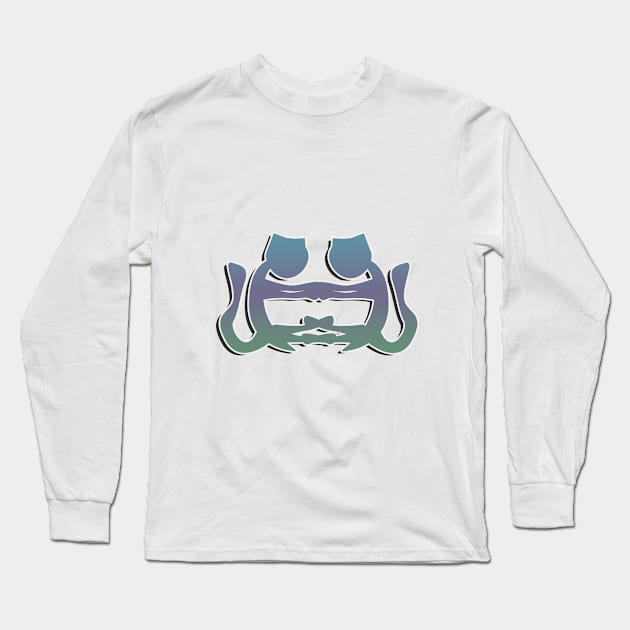 Cat lovers Long Sleeve T-Shirt by vixfx